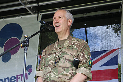 Gideon Amos opening Somerset Armed Forces Day